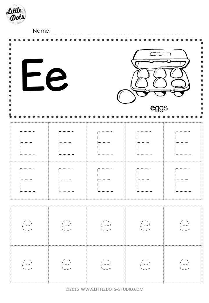 ee tracing worksheet