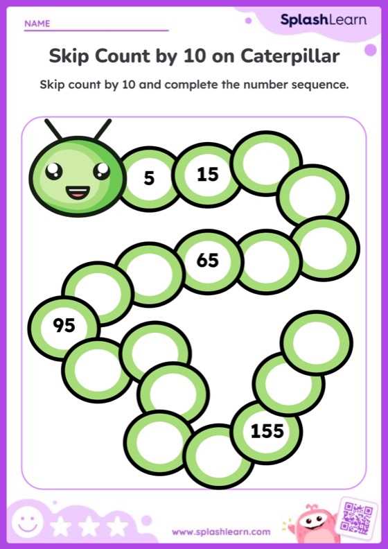 counting by ten worksheets