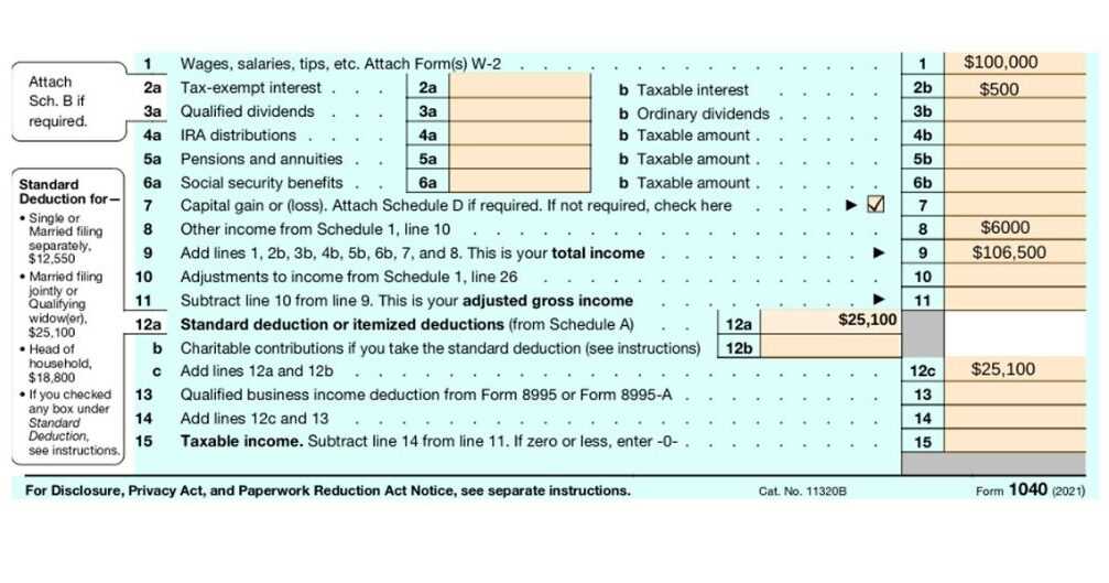 earned income worksheet