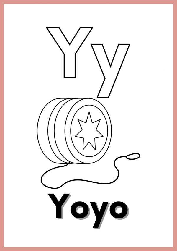 letter y worksheets for preschoolers