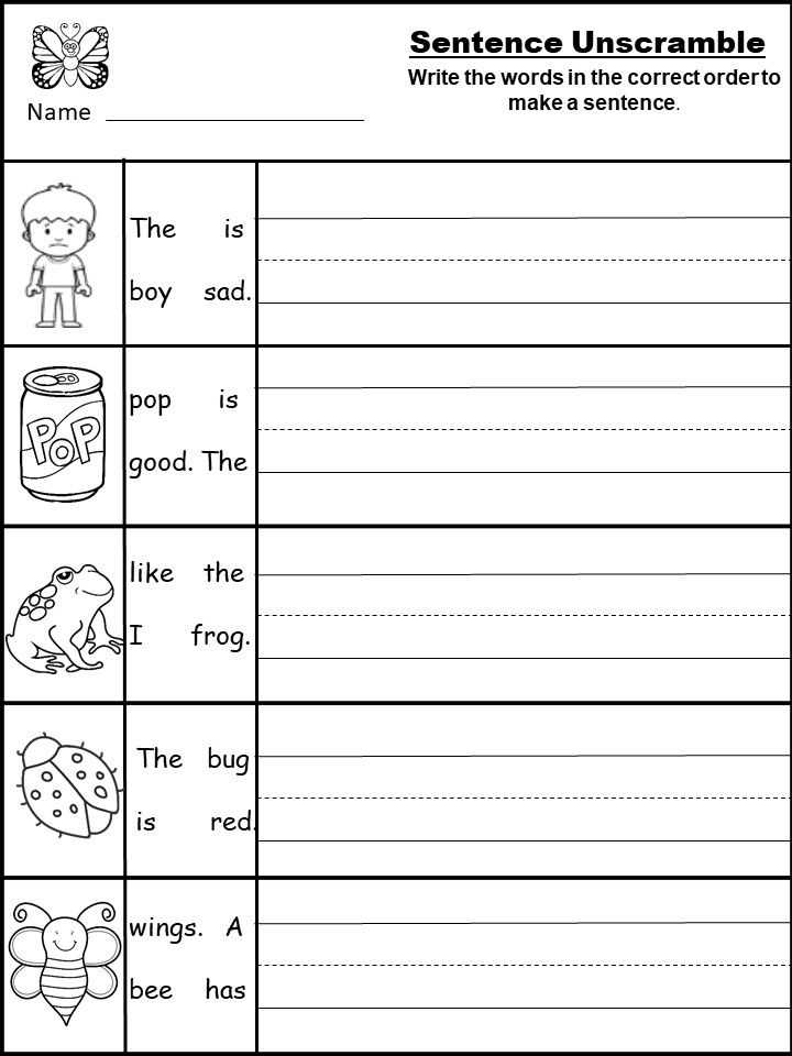 ela printable worksheets