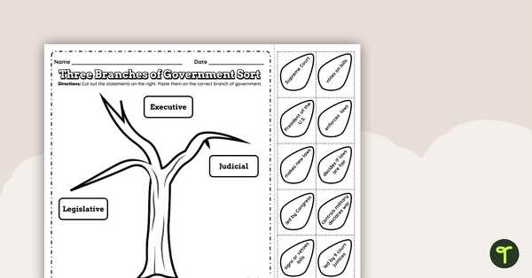elementary government worksheets