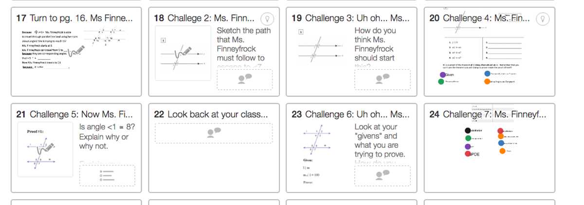 proofs with parallel lines worksheet