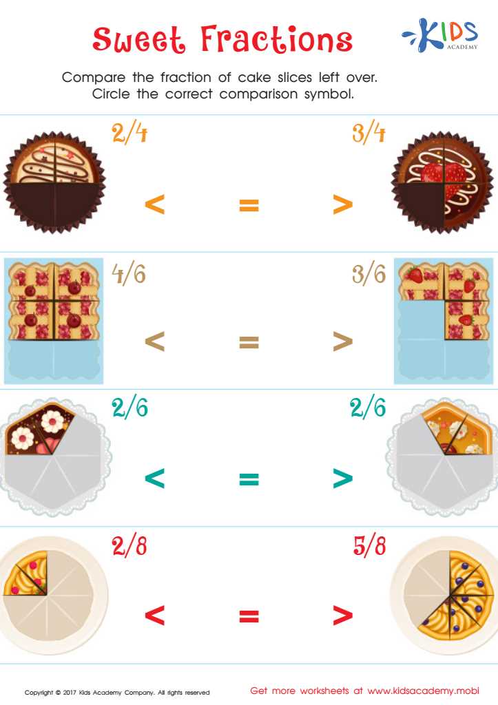 8th grade fractions worksheets