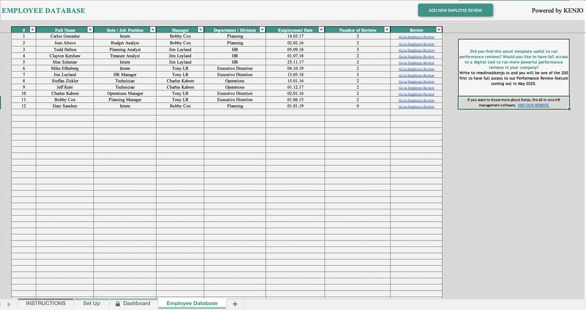 employee worksheet template excel