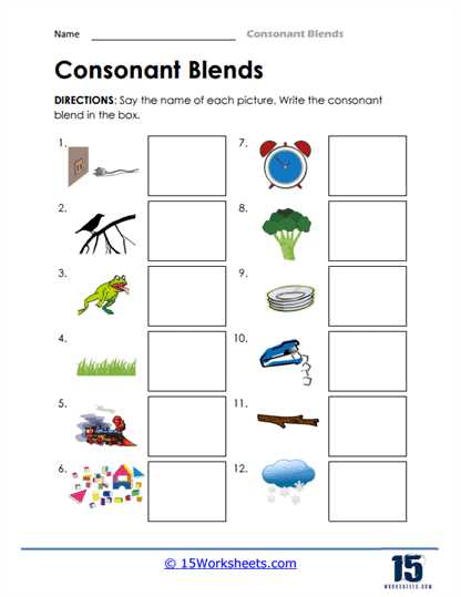 a blends worksheets