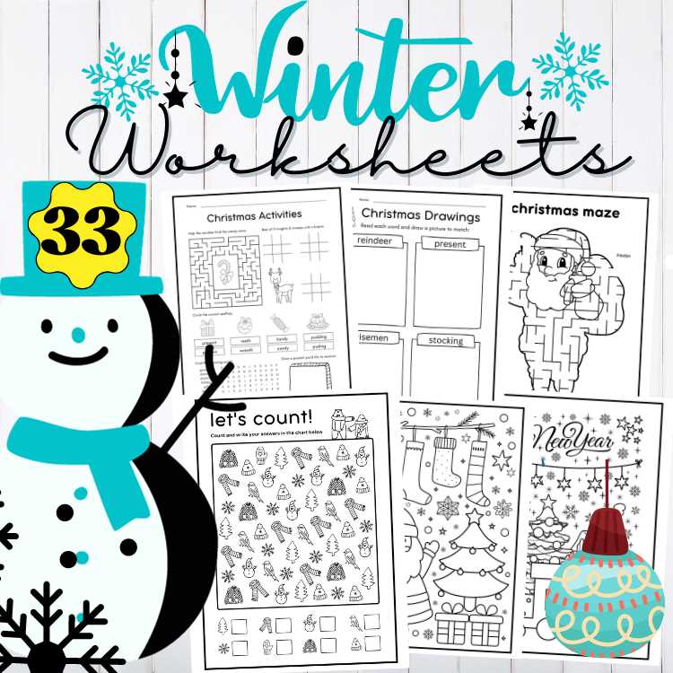 christmas worksheets for primary