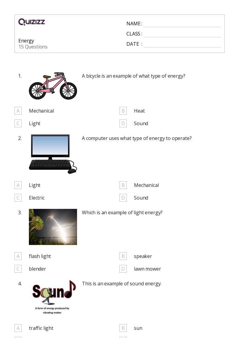 energy transfers work and power worksheet