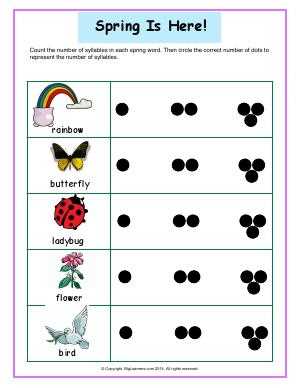 english worksheet for pre kg