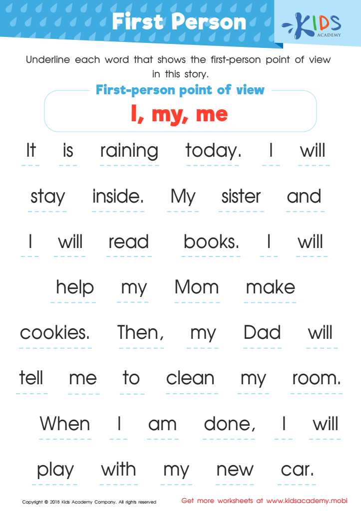 english writing worksheet for class 1