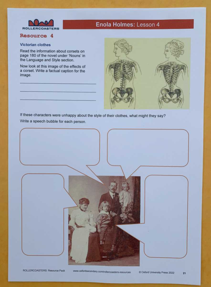 enola holmes worksheet
