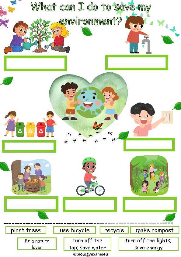 environmental protection worksheet