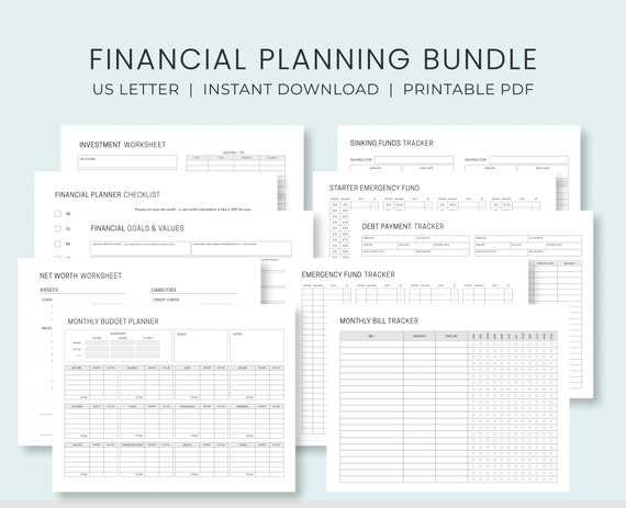 financial values worksheet