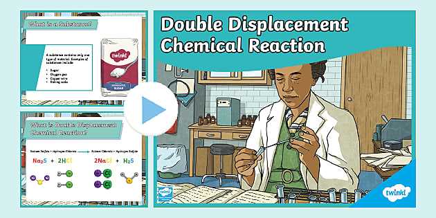 double displacement reaction worksheet