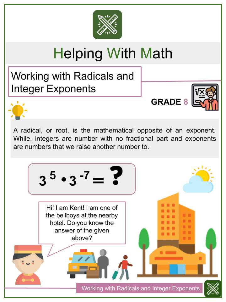 exponent worksheets