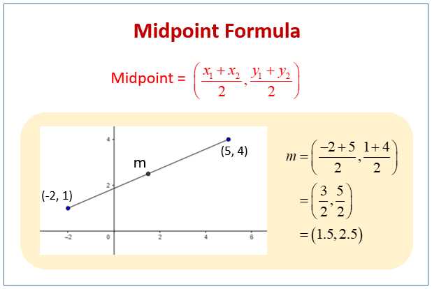 find the midpoint worksheet