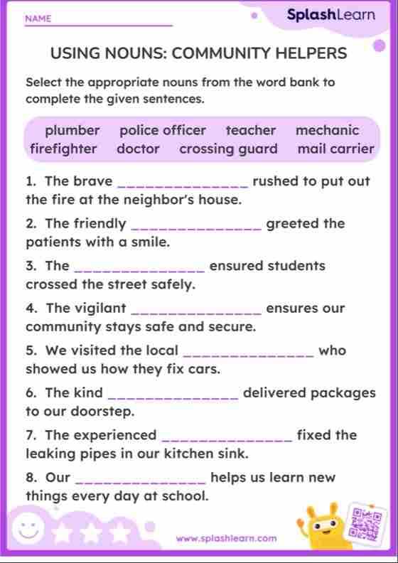 esl community worksheets