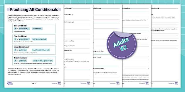 esl conditionals worksheet