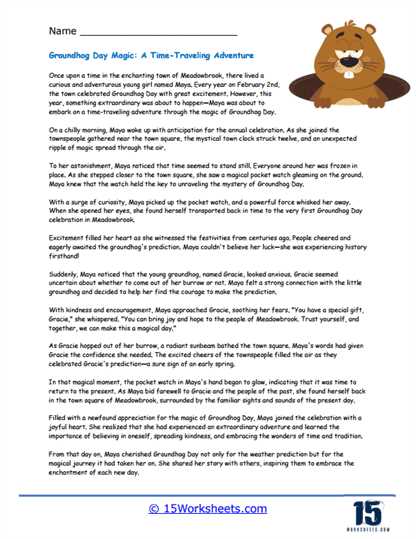 esl groundhog day worksheet