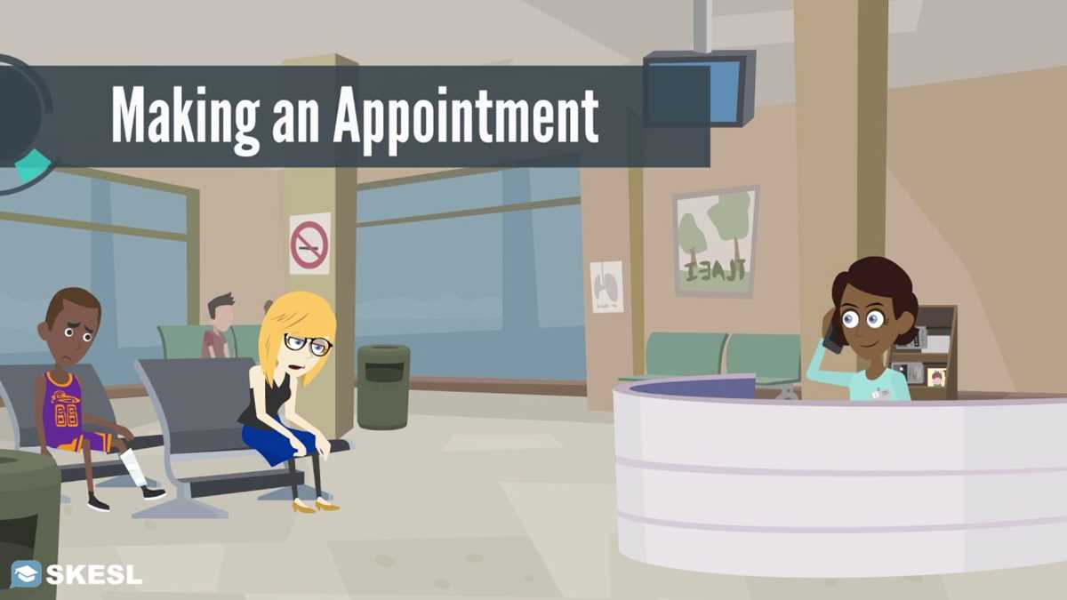 esl making an appointment worksheet