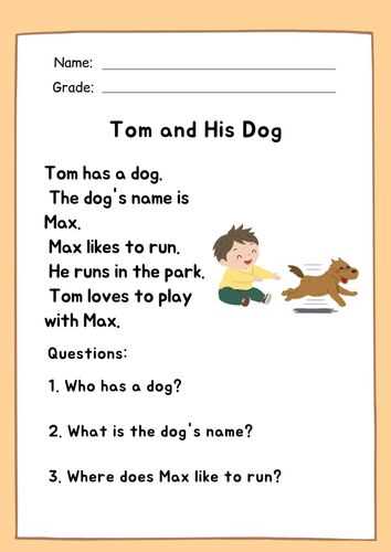 esl reading comprehension worksheets