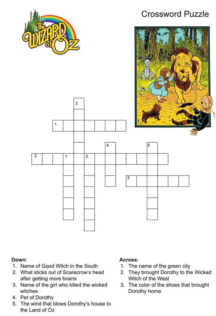 esl wizard of oz worksheet