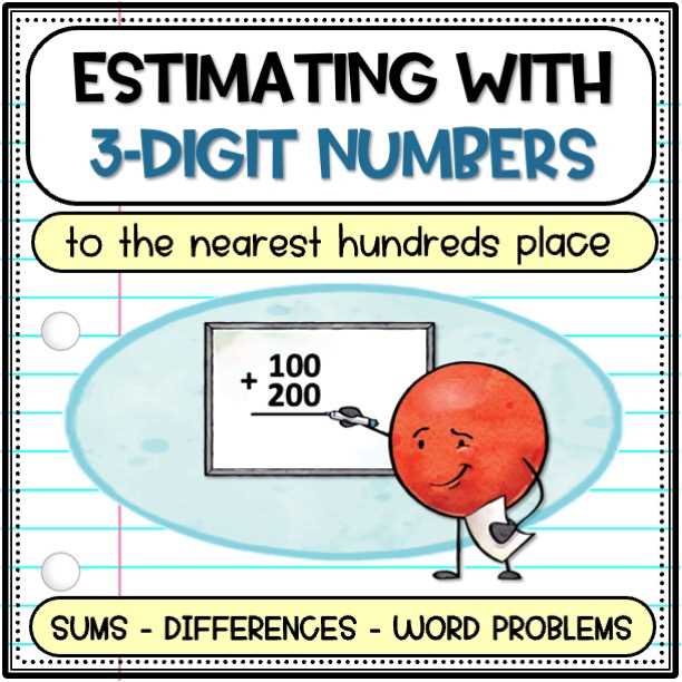 estimating sums differences worksheets