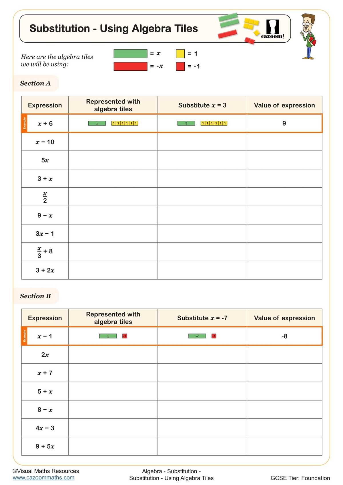 evaluate algebraic expressions using substitution worksheet evaluate algebraic expressions using substitution worksheet