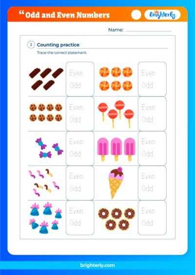 even odd worksheet for class 2