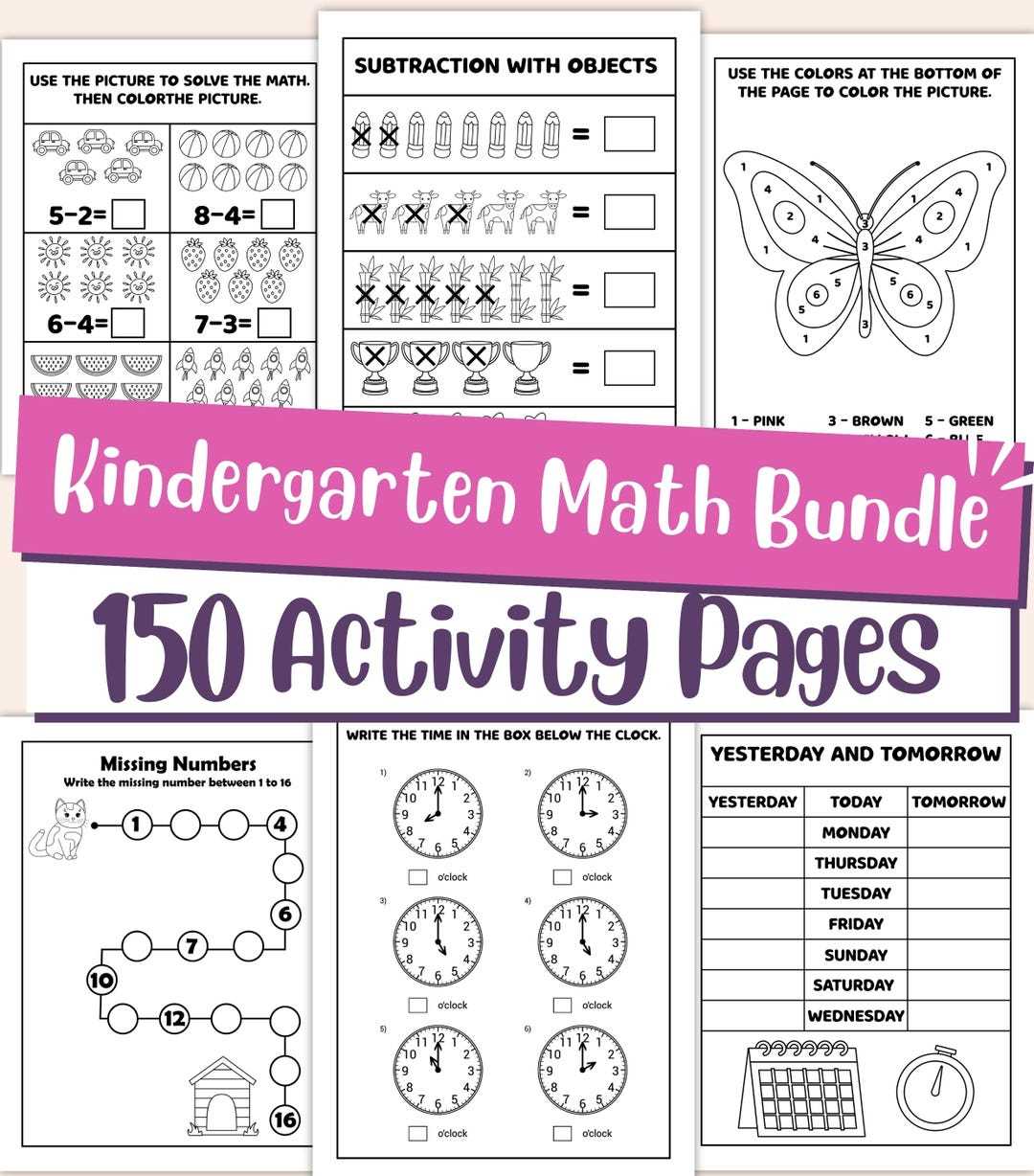 everyday mathematics kindergarten worksheets