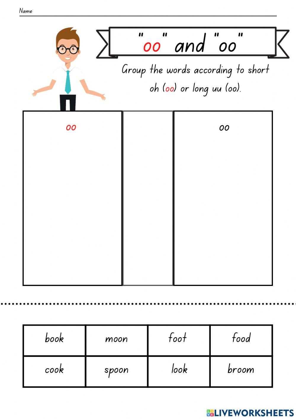 ew ue phonics worksheets