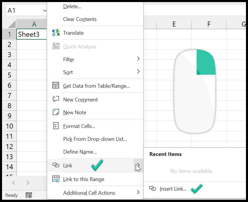 excel how to link worksheets