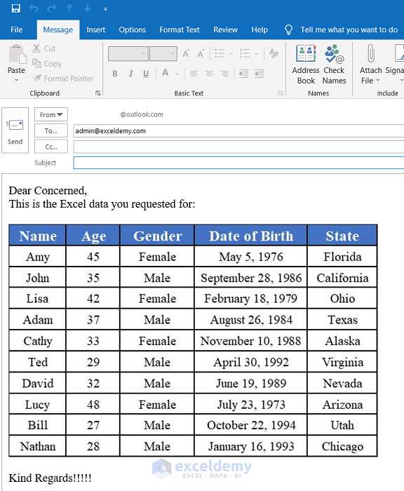 excel vba email worksheet