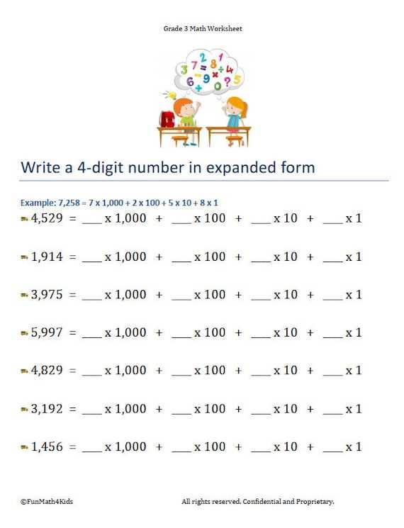 expanded numbers worksheet