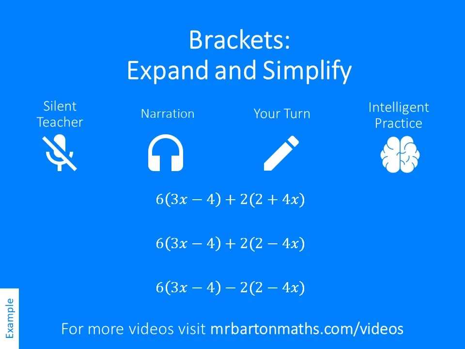 expanding brackets differentiated worksheet