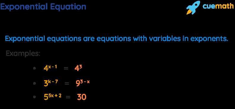 exponential equations worksheets