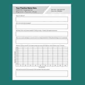 exposure and response prevention worksheets