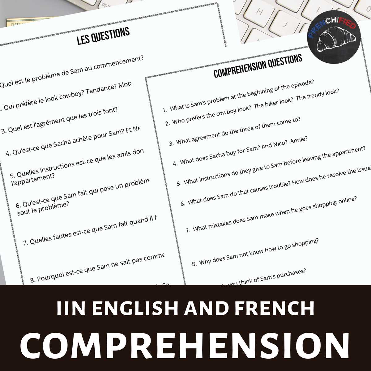 extra french worksheets