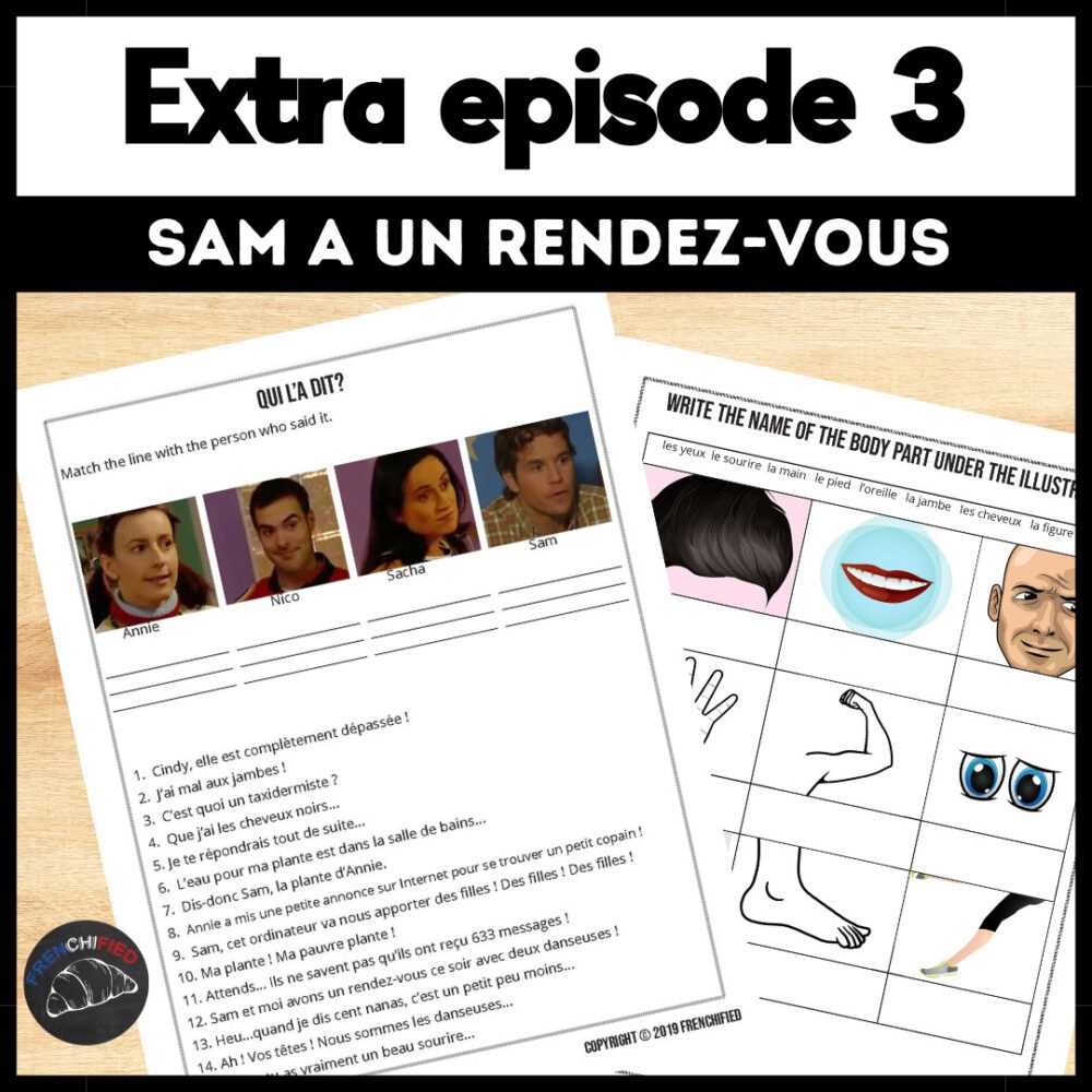 extra french worksheets
