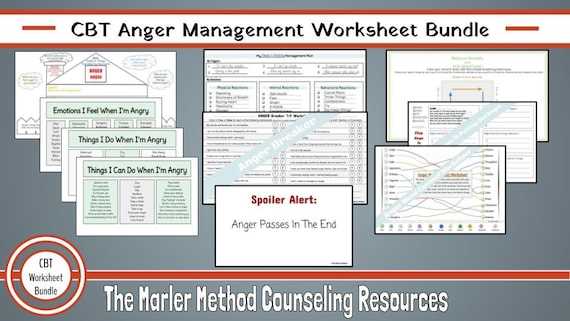 anger management cbt worksheet