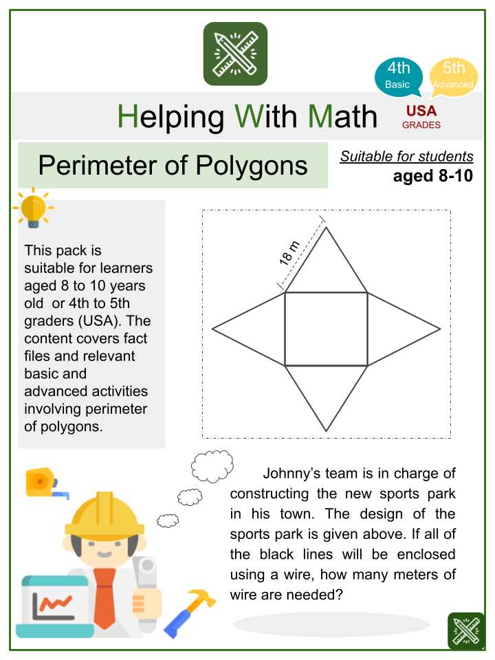 area of polygons worksheet