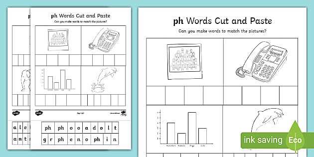 f ff ph gh worksheets