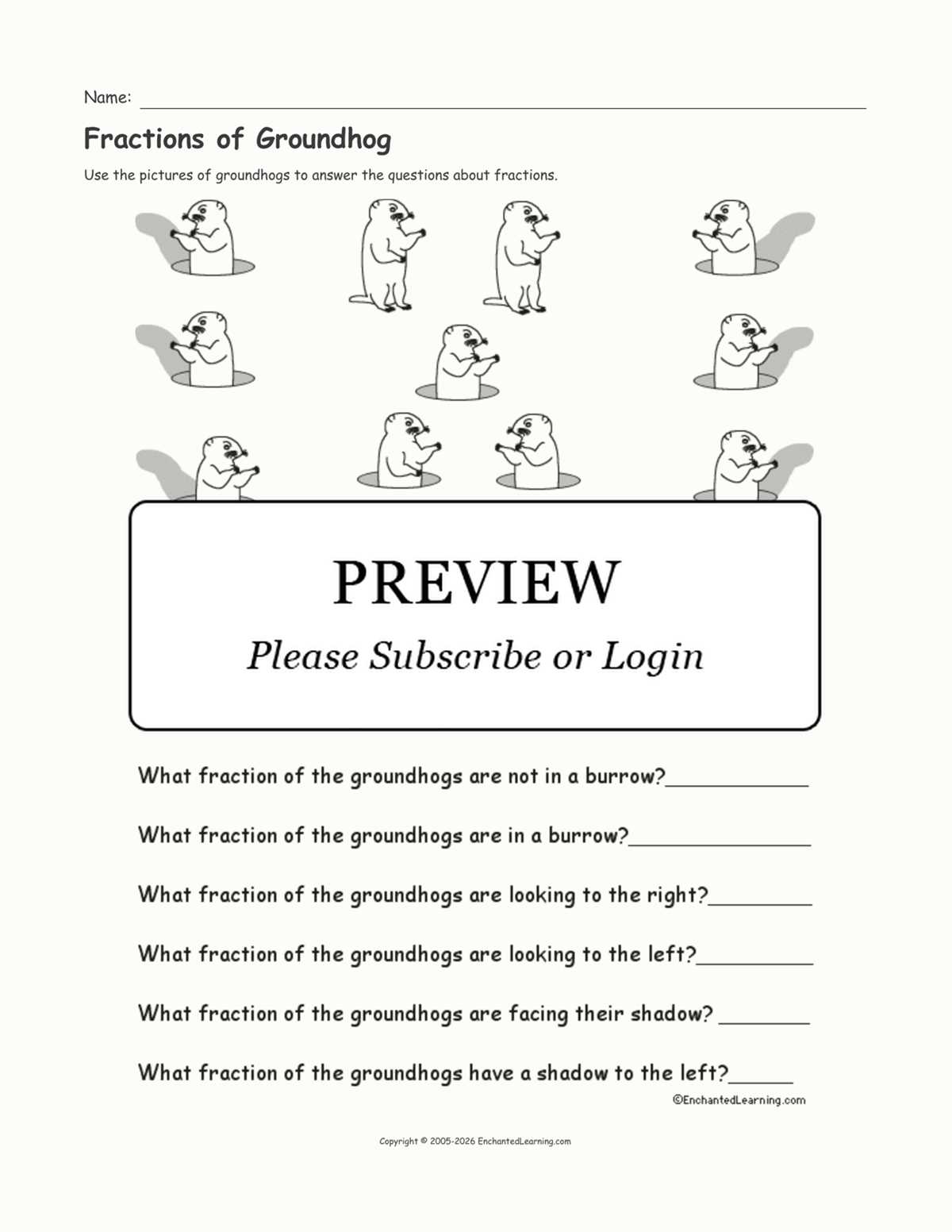 facing math worksheet