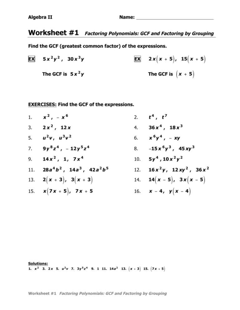 factor by grouping worksheet factor by grouping worksheet