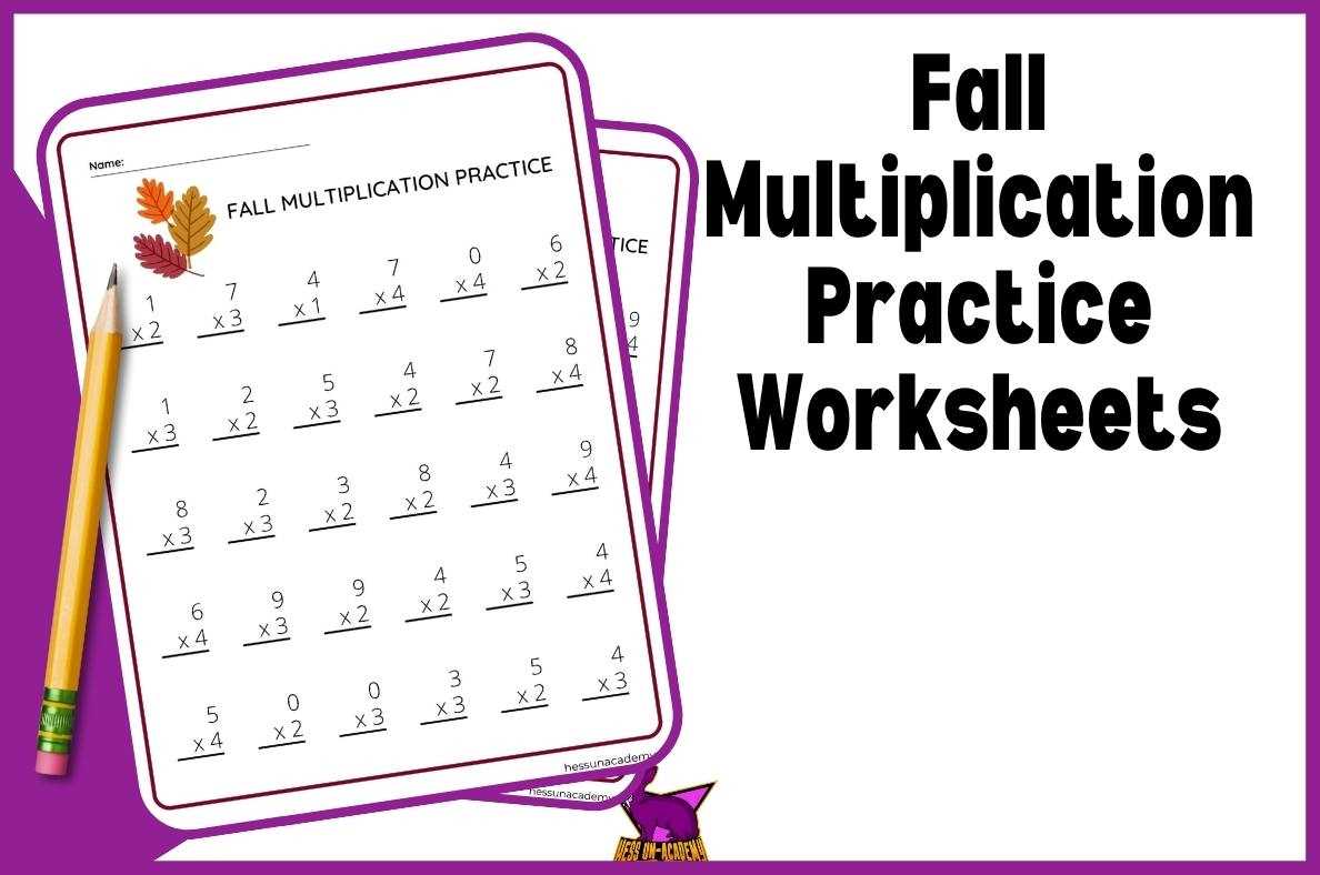 fall math worksheets 4th grade