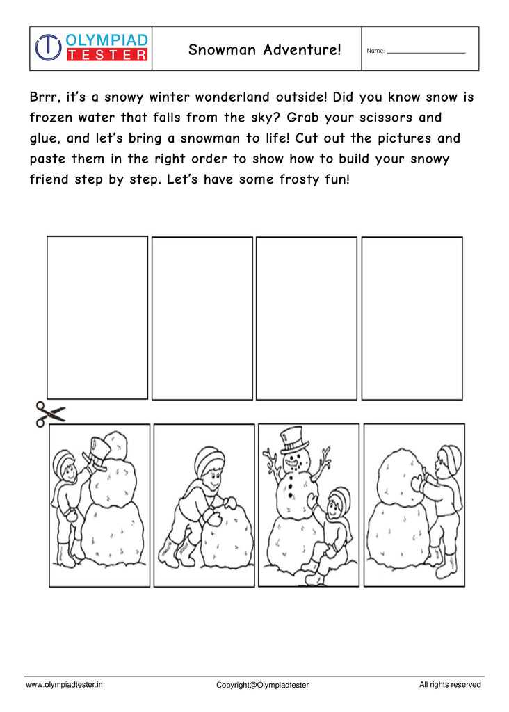 fall sequencing worksheets