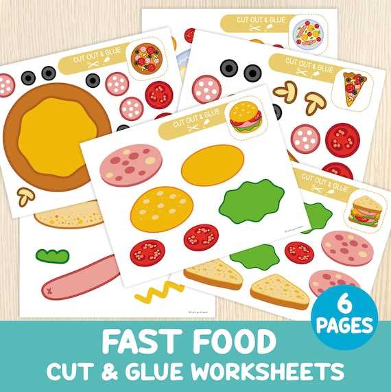 fast food makeover worksheet