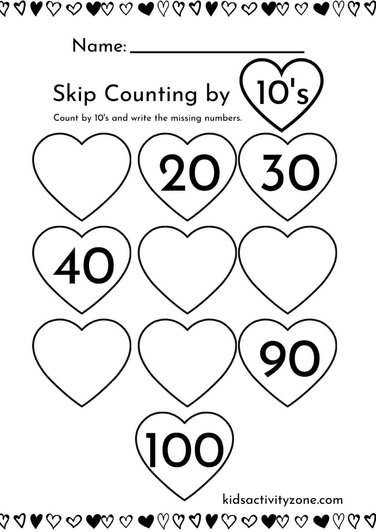 counting by 10s worksheet grade 1 counting by 10s worksheet grade 1