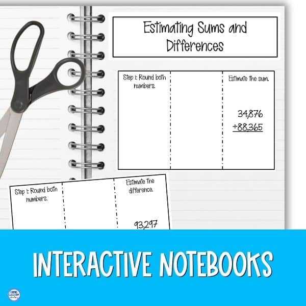 estimate the sum and difference worksheet
