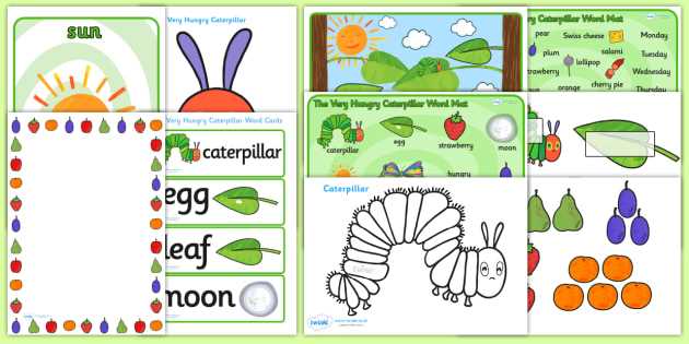 hungry caterpillar worksheets